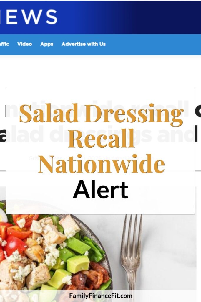 FDA Salad Dressing Plastic Contamination Recall Widens to Thousands of Gallons Nationwide Pinterest Pin Image