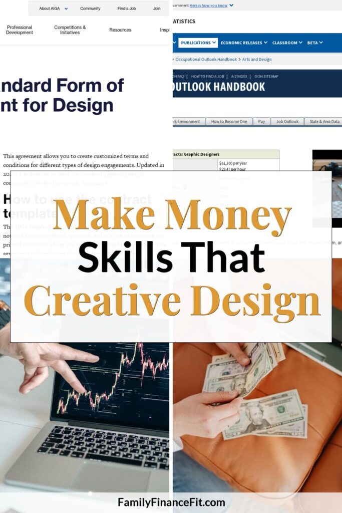 Get Paid Design: Turn Your Creative Skills into Reliable Income Pinterest Pin Image