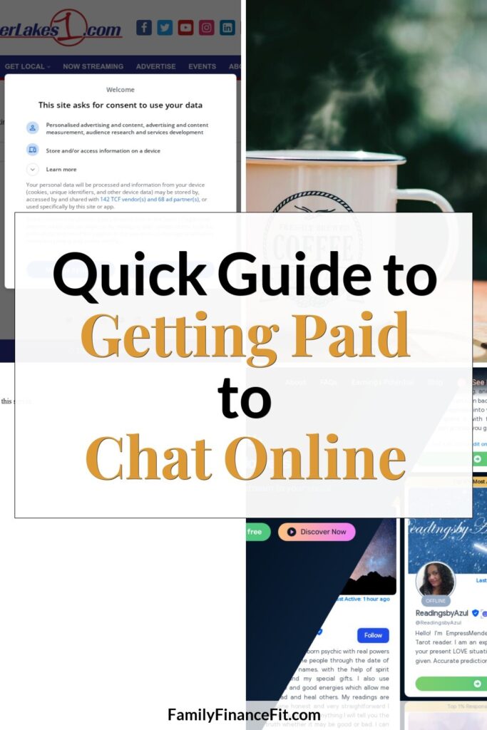 How to Get Paid to Chat Online: A Step-by-Step Guide to Building a Flexible Side Hustle Pinterest Pin Image
