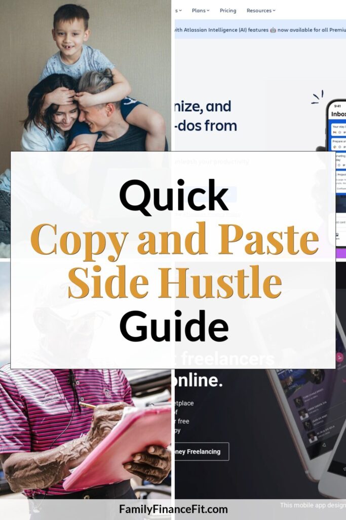 How to Get Paid to Copy and Paste: An Actionable Guide for Creative Side Hustlers Pinterest Pin Image