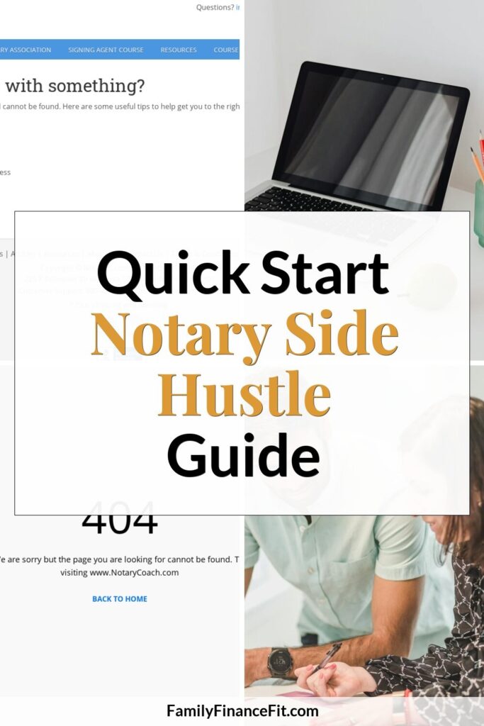 How to Make Money as a Notary: Step-by-Step Guide for Side Hustlers Pinterest Pin Image
