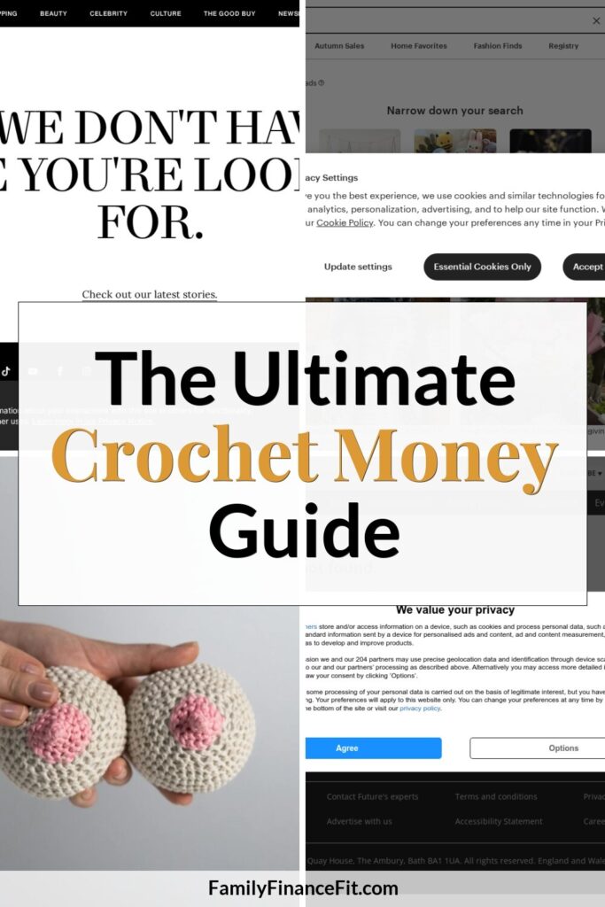 How to Make Money from Crochet: A Step-by-Step Guide for Crafters Pinterest Pin Image