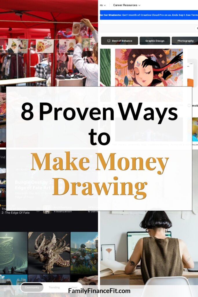 How to Make Money from Drawing: An 8-Step Guide to Turning Art into Income Pinterest Pin Image