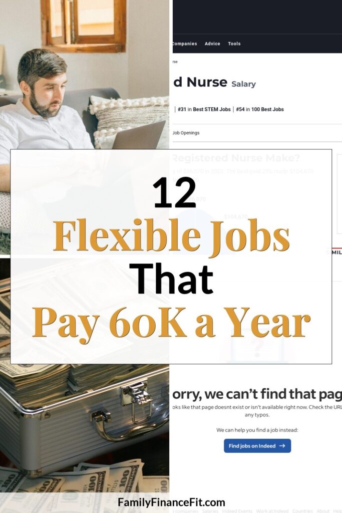 Jobs That Pay $60K a Year: Flexible Paths to Solid Earnings Pinterest Pin Image