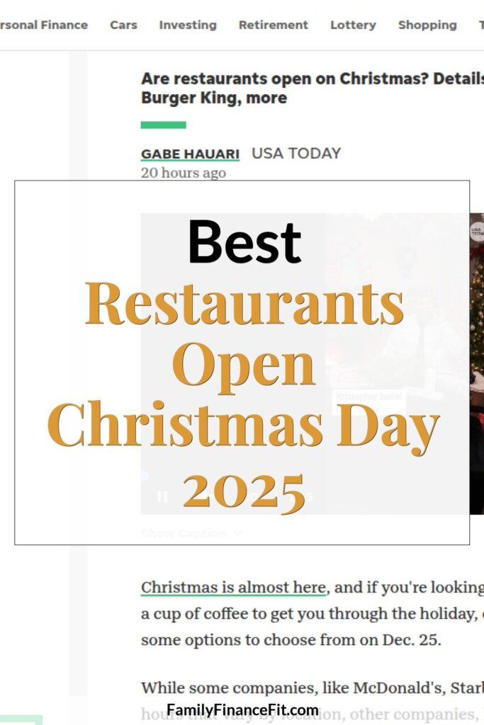 Restaurants Open Christmas Day 2025: What Diners Can Expect as Texas Roadhouse Closes for the Holiday Pinterest Pin Image